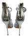 Giuseppe Zanotti Shoe Size 38 Silver Patent Leather Almond Toe Hearts Pumps Silver / 38