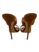 Giuseppe Zanotti Shoe Size 38 Tan Brown Leather Suede open toe Crystal Pumps Tan Brown / 38