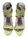 Giuseppe Zanotti Shoe Size 38 Light Green Leather Criss Cross toe strap Pumps Light Green / 38