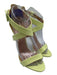 Giuseppe Zanotti Shoe Size 38 Light Green Leather Criss Cross toe strap Pumps Light Green / 38