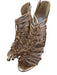 Sophia Webster Shoe Size 39 Rose Gold Leather Side Zip Caged Open Toe Pumps Rose Gold / 39