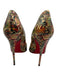 Christian Louboutin Shoe Size 38 Green, Black, Red Python & Leather Pumps Green, Black, Red / 38