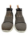 Salvatore Ferragamo Shoe Size 38 Black & Tan Synthetic Round Toe Sock Sneakers Black & Tan / 38