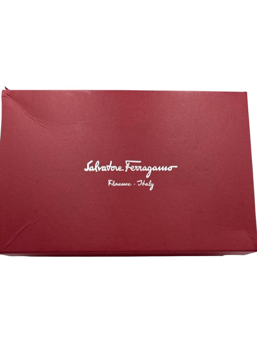 Salvatore Ferragamo Shoe Size 38 Black & Tan Synthetic Round Toe Sock Sneakers Black & Tan / 38