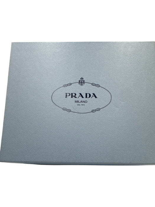 Prada Shoe Size 38 Pink, Gray, Black Synthetic Almond Toe Velcro Sneakers Pink, Gray, Black / 38