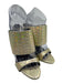 Giuseppe Zanotti Shoe Size 38 Iridescent Cream Leather open toe Toe Strap Pumps Iridescent Cream / 38