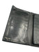 Chanel Black Caviar Leather Snap Button Interlocking CC Bifold Wallets Black