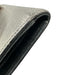 Chanel Black Caviar Leather Snap Button Interlocking CC Bifold Wallets Black