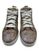 Christian Louboutin Shoe Size 39.5 Pink & Gold Leather Upper Round Toe Sneakers Pink & Gold / 39.5