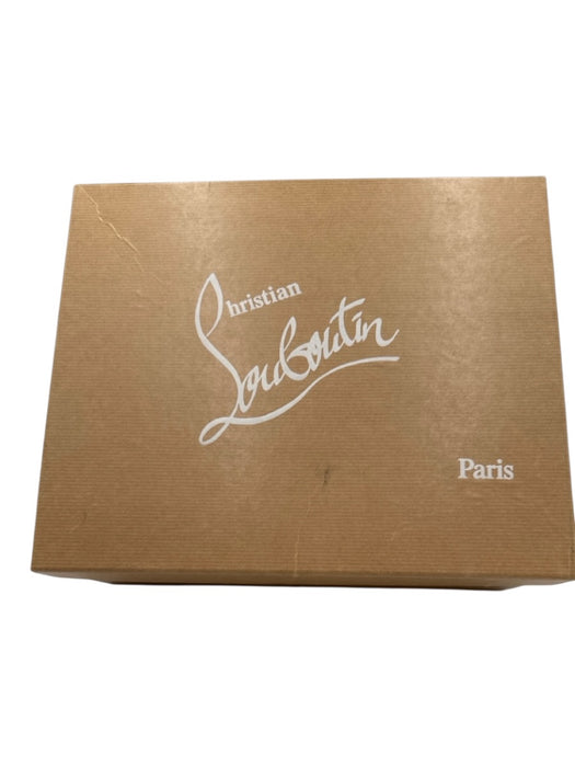 Christian Louboutin Shoe Size 39.5 Pink & Gold Leather Upper Round Toe Sneakers Pink & Gold / 39.5