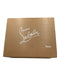 Christian Louboutin Shoe Size 39.5 Pink & Gold Leather Upper Round Toe Sneakers Pink & Gold / 39.5