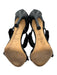Giuseppe Zanotti Shoe Size 38 Black Leather Toe Strap Mink Trim Back Zip Pumps Black / 38