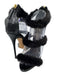 Giuseppe Zanotti Shoe Size 38 Black Leather Toe Strap Mink Trim Back Zip Pumps Black / 38