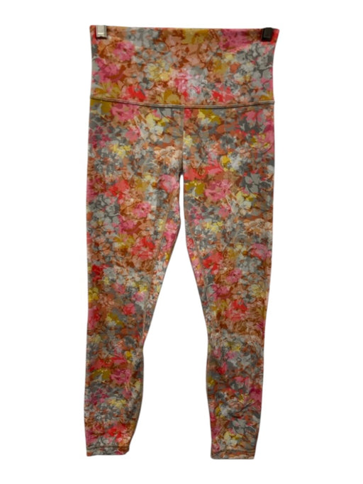 Lululemon Size 6 Pink & Multi Missing Fabric Tag Abstract Floral Leggings Pink & Multi / 6