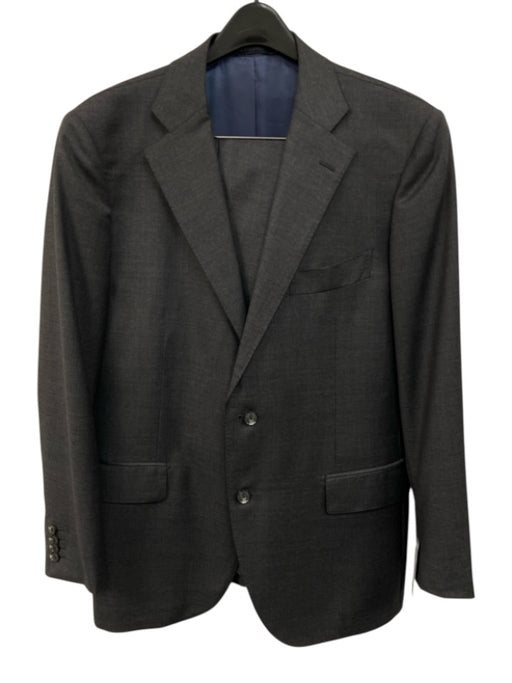 Suit Supply Gray Wool Solid 2 Button Men's Suit Gray / 44
