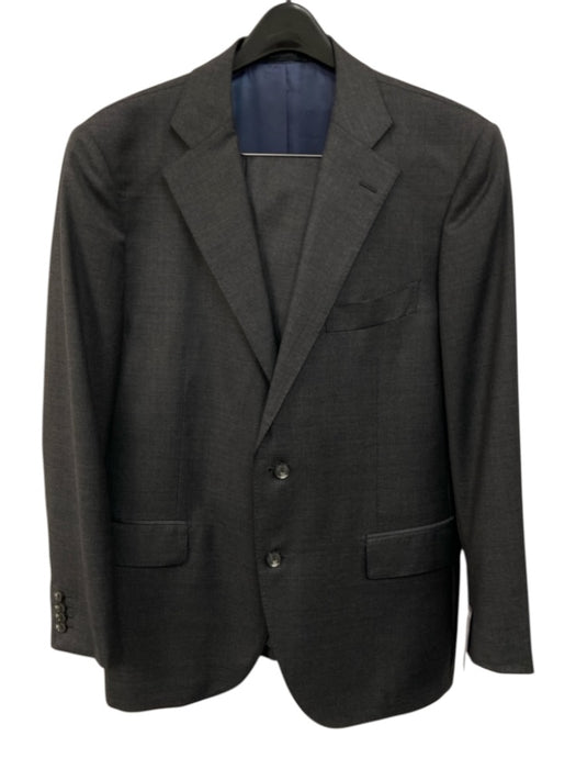 Suit Supply Gray Wool Solid 2 Button Men's Suit Gray / 44