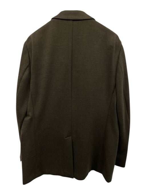 Theory Like New Dark Gray Wool Blend Solid 2 Button Men's Blazer Dark Gray / 44