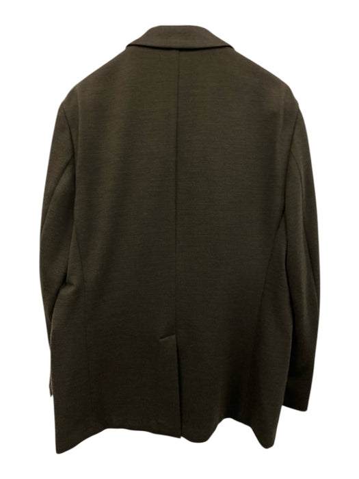 Theory Like New Dark Gray Wool Blend Solid 2 Button Men's Blazer Dark Gray / 44