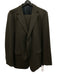 Theory Like New Dark Gray Wool Blend Solid 2 Button Men's Blazer Dark Gray / 44