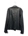 John Varvatos NWT Size L Black Modal Blend Solid Moto Biker Men's Jacket Black / L