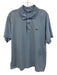 Lacoste Size XXL Light blue Cotton Solid Polo Men's Short Sleeve Light blue / XXL