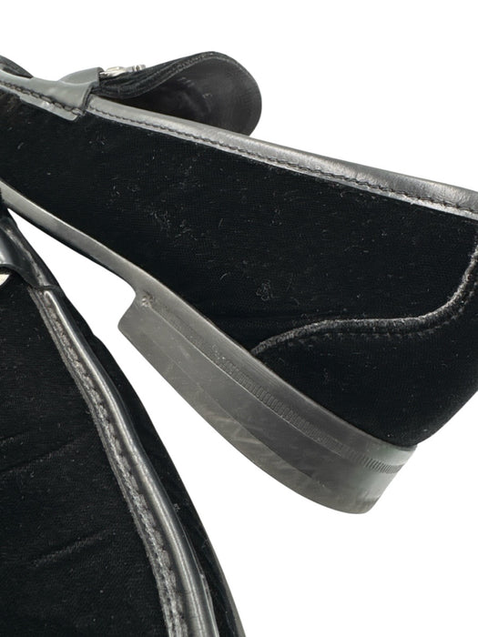 Salvatore Ferragamo Shoe Size 11.5 AS IS Black Velour Solid Men's Shoes Black / 11.5