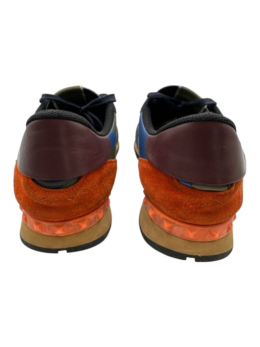 Valentino Shoe Size Est 11 AS IS Blue & Multi Synthetic Men's Shoes Blue & Multi / Est 11