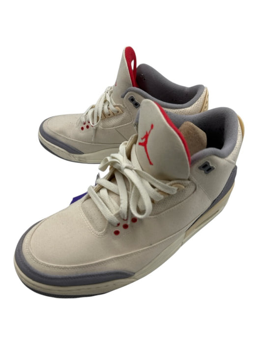 Jordan Shoe Size 12 Cream & Gray Synthetic Men's Shoes Cream & Gray / 12