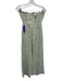 Majorelle Size XXS Green, Orange, White Cotton Strapless Floral Shirred Jumpsuit Green, Orange, White / XXS