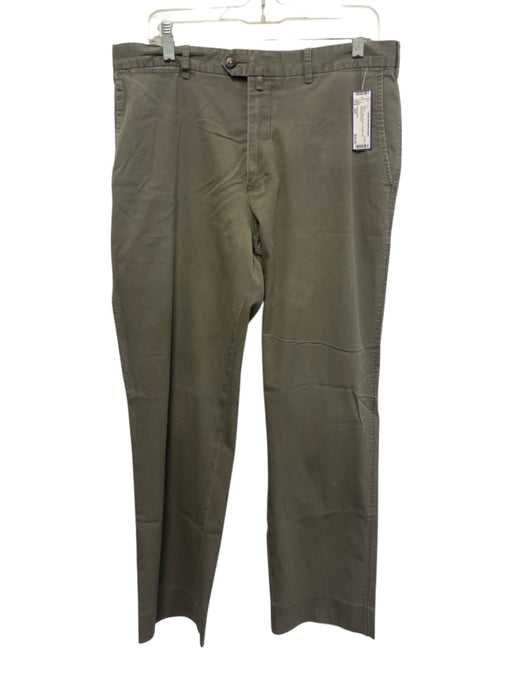 Facconable Size 36R Gray Cotton Zip Fly Straight Leg Men's Pants Gray / 36R