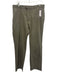 Facconable Size 36R Gray Cotton Zip Fly Straight Leg Men's Pants Gray / 36R