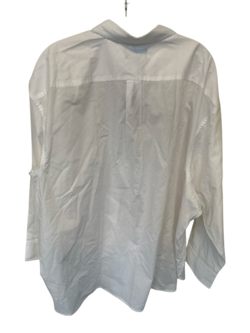 J. Crew Size 24 White Cotton Long Sleeve Button Down Top White / 24