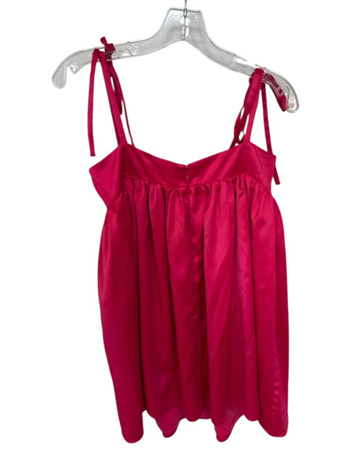 Lovers and Friends Size M Hot pink Polyester Blend Tie Strap Underwire Dress Hot pink / M