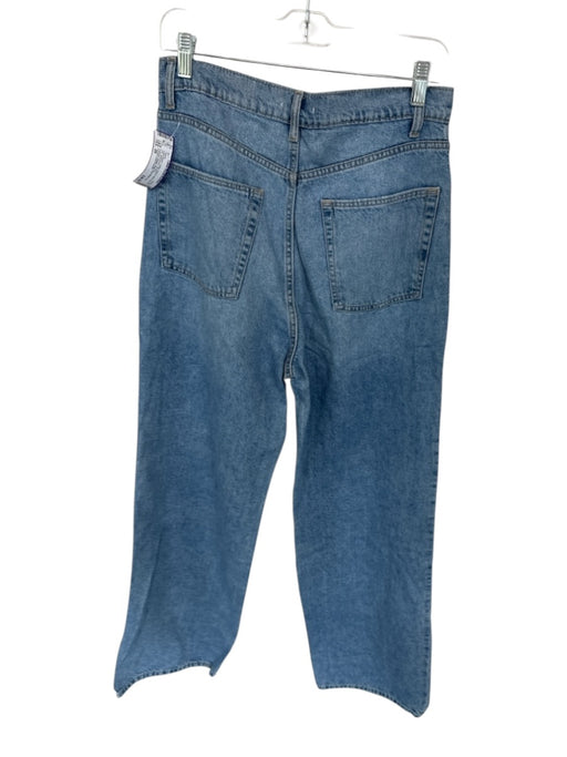 Lovers and Friends Size 29 Light Wash Cotton Blend Wide Leg Zip Fly Jeans Light Wash / 29