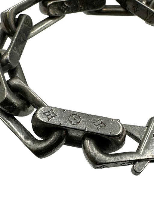 Louis Vuitton AS IS Silver Men's Bracelet Silver