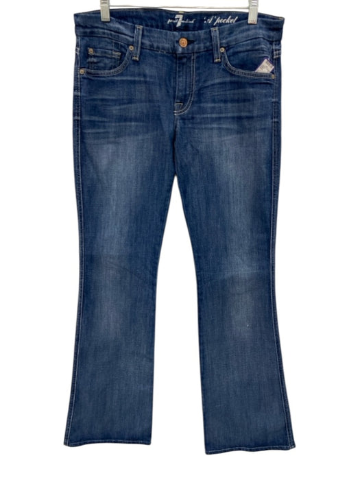 7 For All Mankind Size 29 Dark Wash Cotton Denim Zip Fly Low Rise Jeans Dark Wash / 29