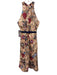 JS Collections Size 8 Light Pink, Blue & Multi Polyester Sleeveless Midi Dress Light Pink, Blue & Multi / 8