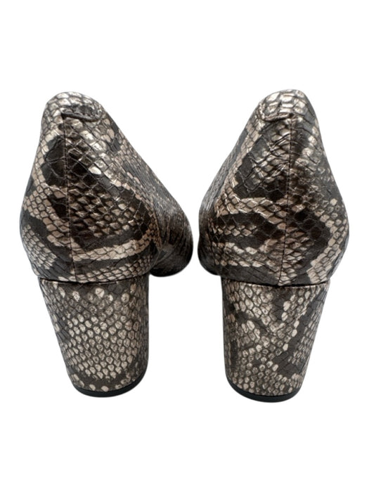 Aerosoles Shoe Size 8.5 Brown & Bronze Manmade Material Snake Embossed Pumps Brown & Bronze / 8.5