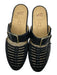 Dansko Shoe Size 38 Black Leather Caged Buckle Open Back Sandals Black / 38