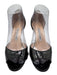 Manolo Blahnik Shoe Size 38 Black Alligator Leather Open Toe Mid Heel Sandals Black / 38