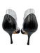 Manolo Blahnik Shoe Size 38 Black Alligator Leather Open Toe Mid Heel Sandals Black / 38