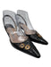 Manolo Blahnik Shoe Size 38 Black Eel Skin Pointed Toe Button Detail Pumps Black / 38