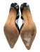 Manolo Blahnik Shoe Size 38 Black Eel Skin Pointed Toe Button Detail Pumps Black / 38