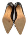Manolo Blahnik Shoe Size 38.5 Brown Suede Whipstitch Bow Kitten Heel Pumps Brown / 38.5