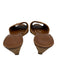 Prada Shoe Size 37.5 Tan Brown Ostrich Wedges Tan Brown / 37.5