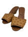Prada Shoe Size 37.5 Tan Brown Ostrich Wedges Tan Brown / 37.5