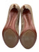 Elie Tahari Shoe Size 37.5 Gray Suede Stacked Heel Round Toe Pumps Gray / 37.5