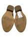Indigo Rd. Shoe Size 7 Taupe Nubuck Leather Round Toe Stitch Design Mule Flats Taupe / 7
