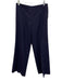 Ralph Lauren Purple Label Size 4 Navy Blue Wool pleat front Pinstripe Pants Navy Blue / 4