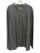 Bugatchi Size XXL Black & White Cotton Men's Long Sleeve Shirt Black & White / XXL